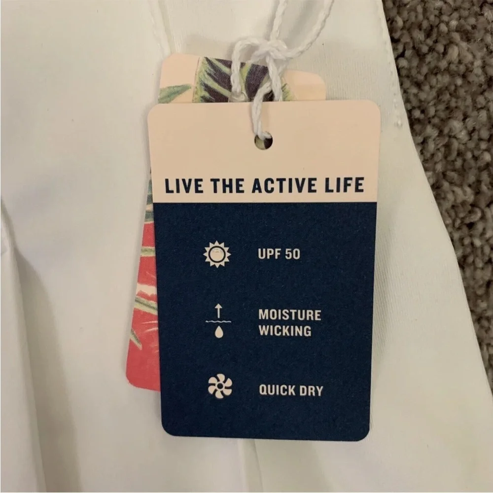 Tommy Bahama Golf Women's White Pleated Skort Quick Dry Stretch Size XL - NWT - Picture 10 of 12